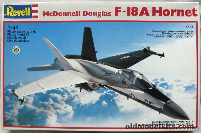Revell 1/48 McDonnell Douglas F-18A Hornet - 'D'Skunk' / VX-4 Playboy Bunnies / VFA-192 USS Midway - (F/A-18), 4561 plastic model kit